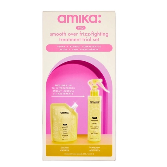 Amika Pro Smooth Over Frizz-Fighting Treatment Trial Set - Picture 1 of 1